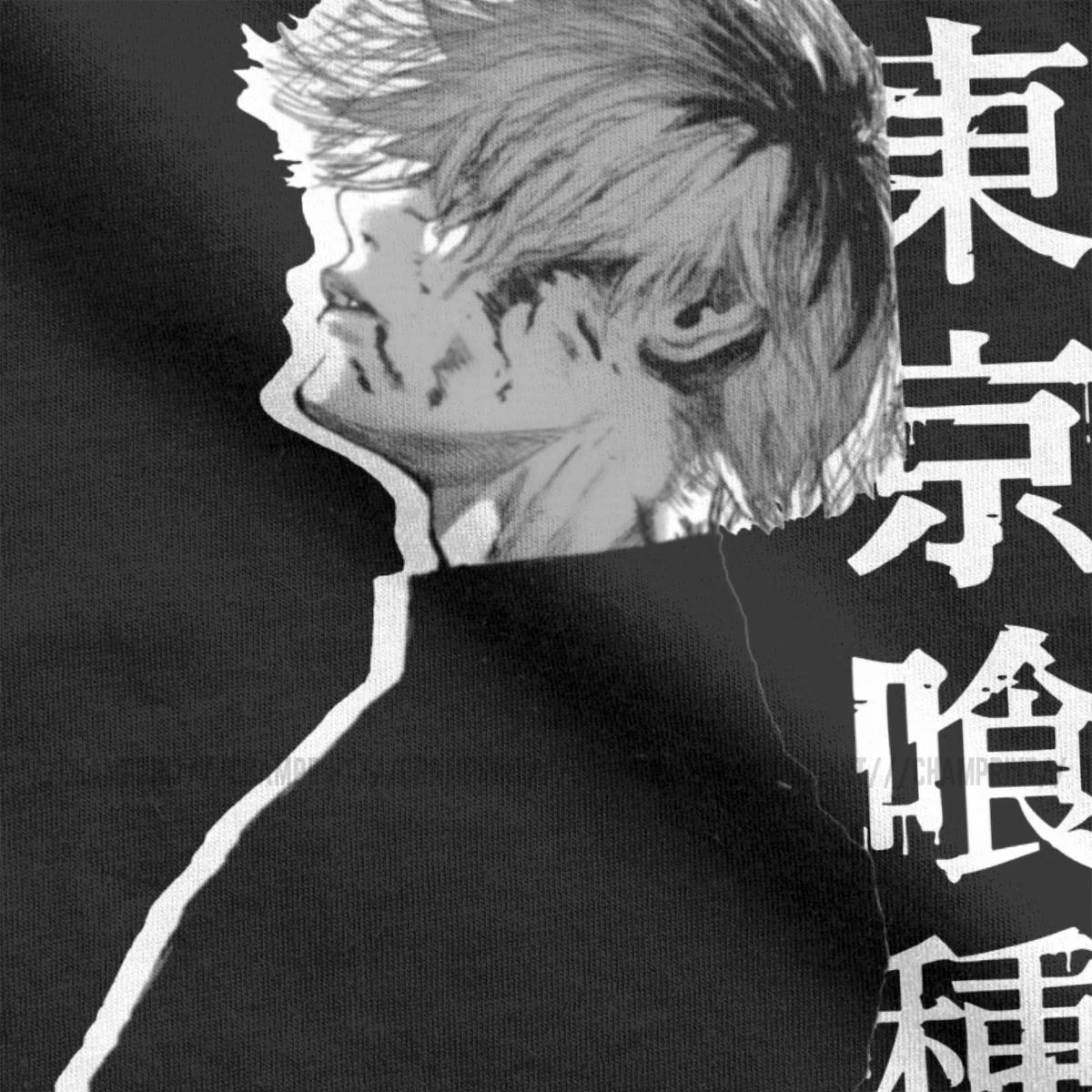 Новинка Kaneki Ken Токийский Гуль белые мужские футболки с круглым вырезом хлопковые