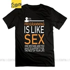 Забавная Мужская футболка с коротким рукавом и круглым вырезом, 100% хлопок