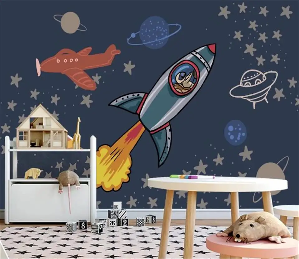 Фотообои 3d размеров под заказ настенные 3D-обои для гостиной детской комнаты