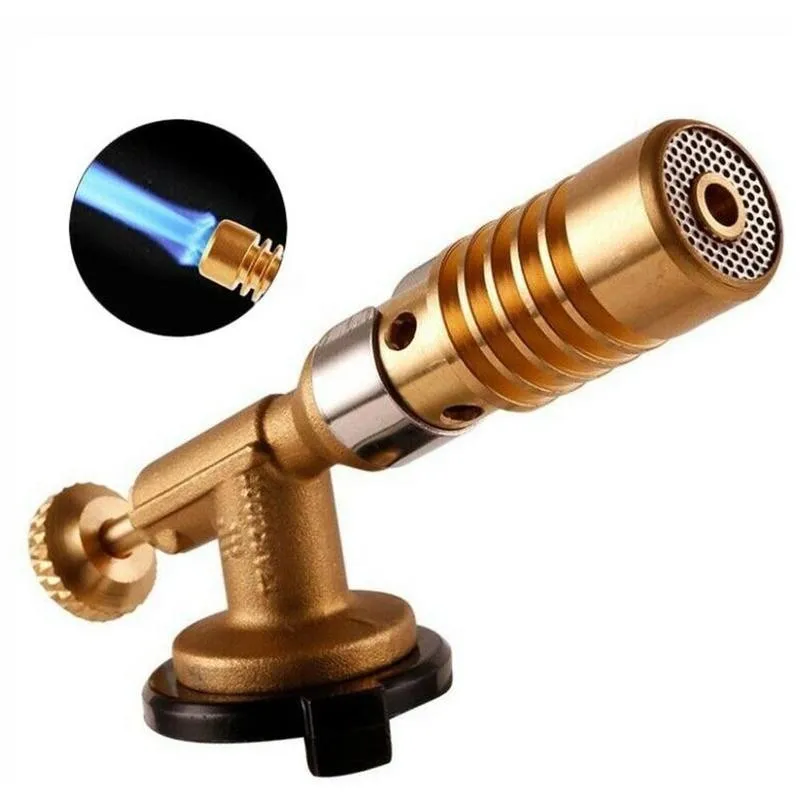 

Welding Torch Portable Gas Torch Flame Gun High Temperature Brass Mapp Gas Turbo Torch Brazing Solder Propane Welding Plumbing