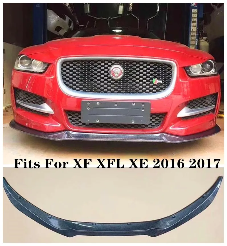 

Подходит для Jaguar XF XFL 2016 2017 2018 2019 высококачественный бампер из углеродного волокна передняя защита губ