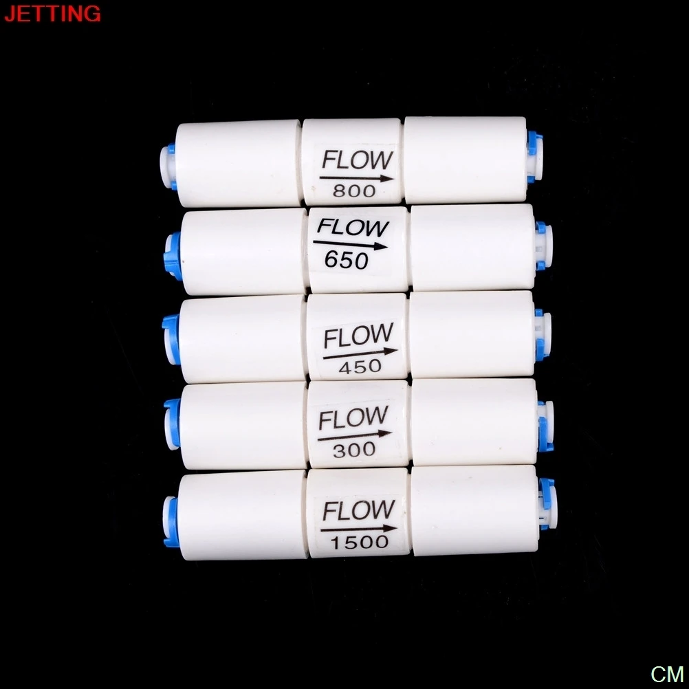 

Детали фильтра для воды, ограничитель потока обратного осмоса 300CC-1500CC с шлангом 1/4 дюйма, устройство быстрого подключения для обратного осмо...