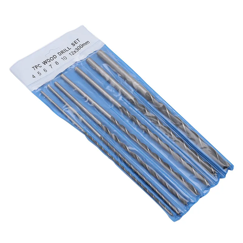 Набор сверл по дереву сверхдлинные насадки 300 мм 7 шт./компл. 12 дюймов 4/5/6/7/8/10/12 |