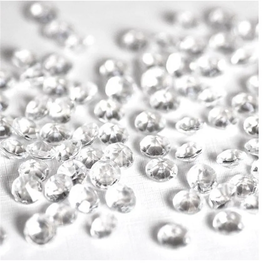 10000PS 3 мм Акриловые Алмазные конфетти ремесла алмазные свадебные украшения