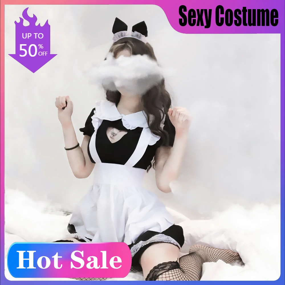 

Сексуальная одежда для косплея Фартук Горничная кружевная сексуальная горничная костюм игровая Униформа Женская Соблазнительная одежда