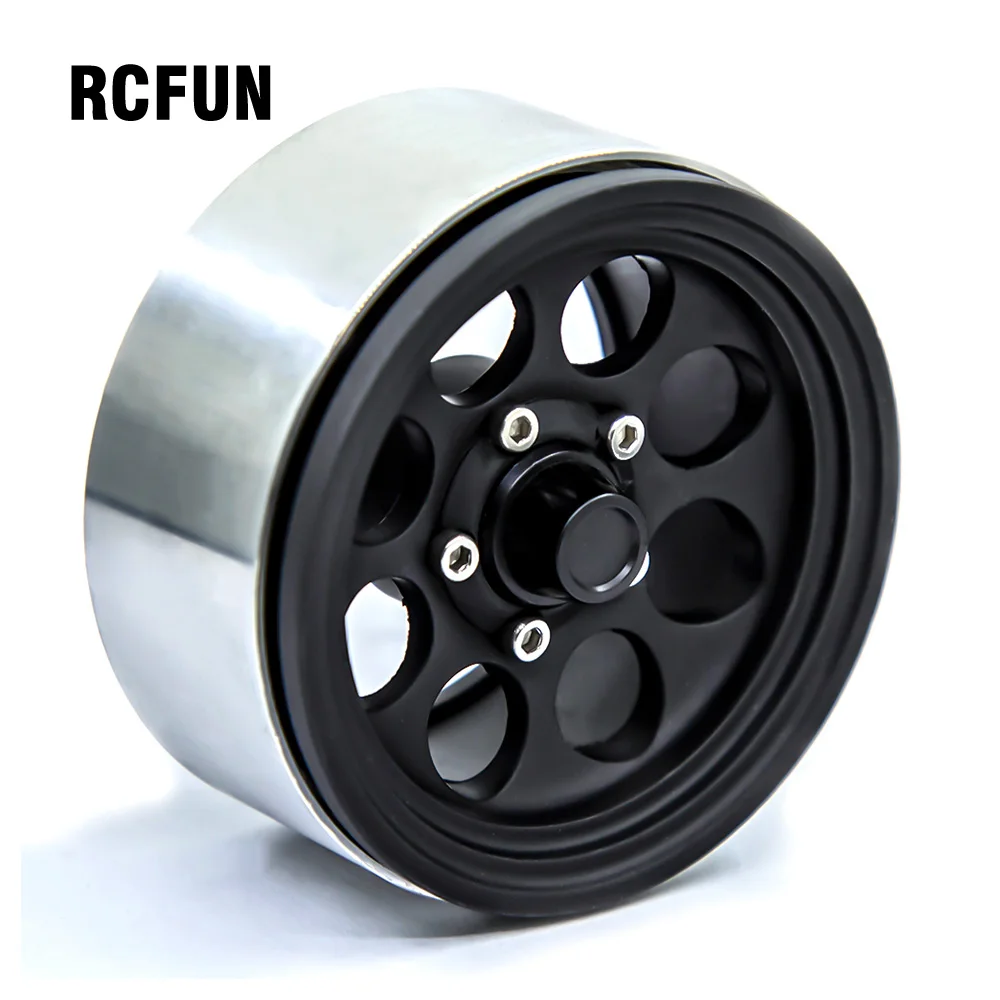 4 шт. сплав Рок Гусеничный BEADLOCK обод колеса 1 9 &quotдля гонки по оси SCX10 TRX TF2 RUFUN RC