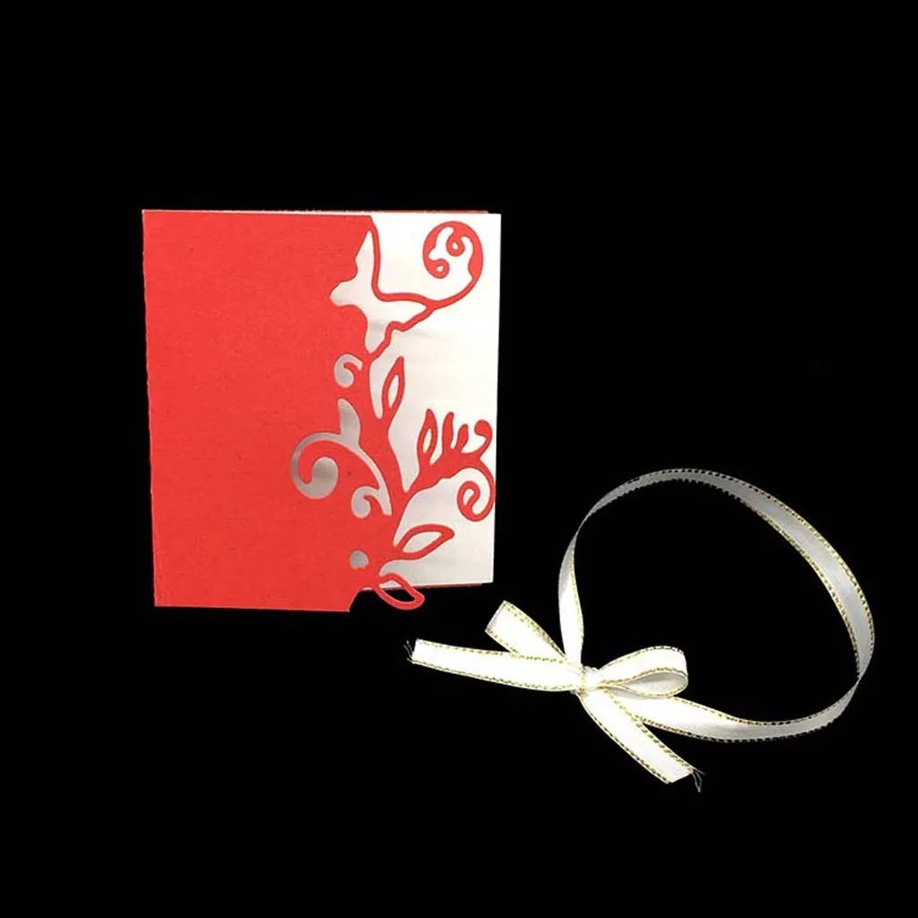 Металлический Трафаретный вырубной штамп верхний край декорирован кружевом