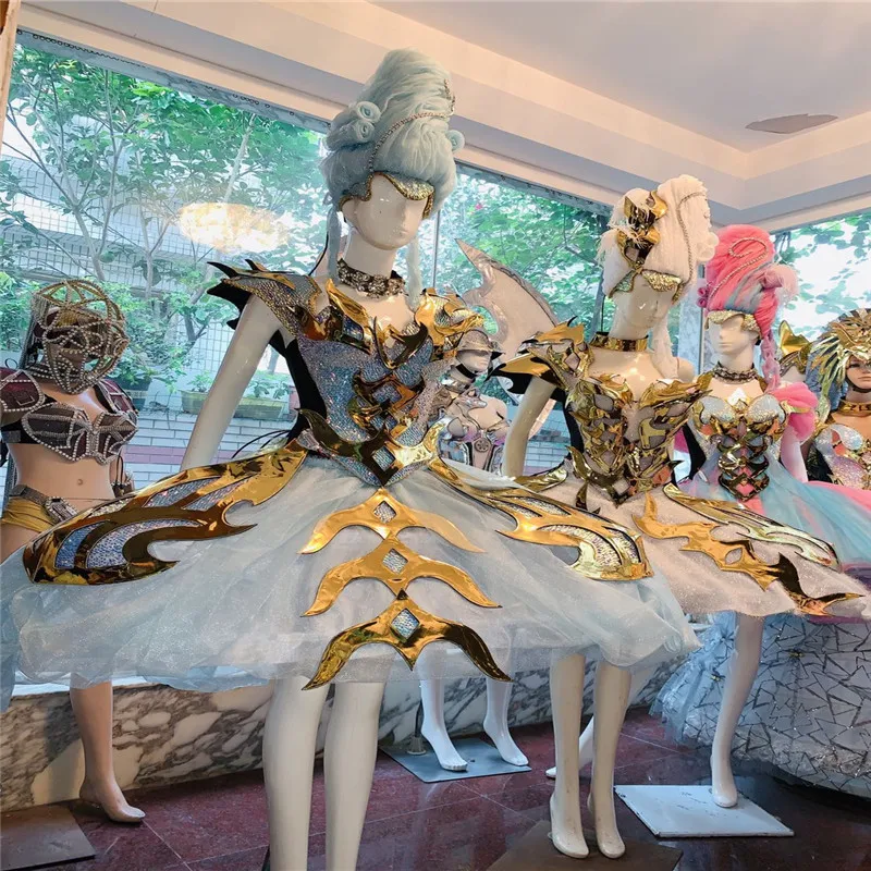 Сексуальная Женская одежда на день рождения BV16 светящиеся костюмы со