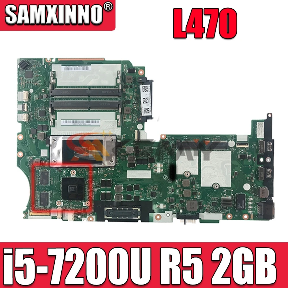 

Для Lenovo Thinkpad L470 Laotop материнская плата Процессор: i5-7200U GPU:R5 2 Гб DL470 NM-B021 100% тесты Ok