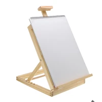 53 63cm adjustable folding tabletop wooden easel h frame stand sketch easel for artist painting drawing easel art supplies