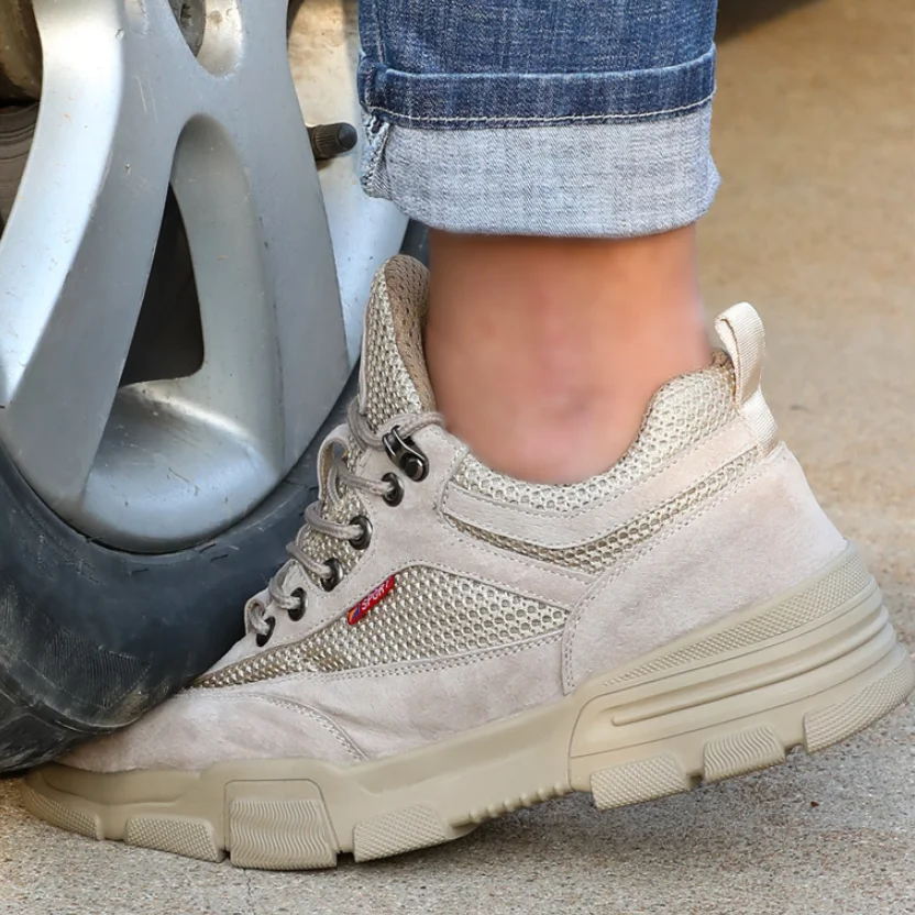 DM27 2020 новые летние дышащие стальные рабочие ботинки со стальным носком мужские