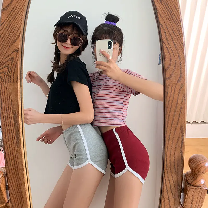 Женские пикантные шорты 2021 женские домашние многоцветные пляжные повседневные