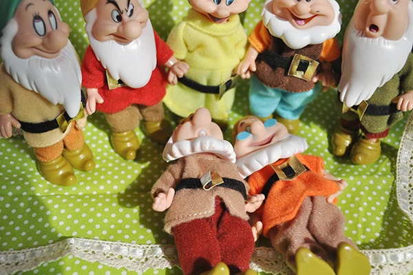 Симпатичные Редкие карлики Мультфильм пять шарниров фигурка игрушка кукла