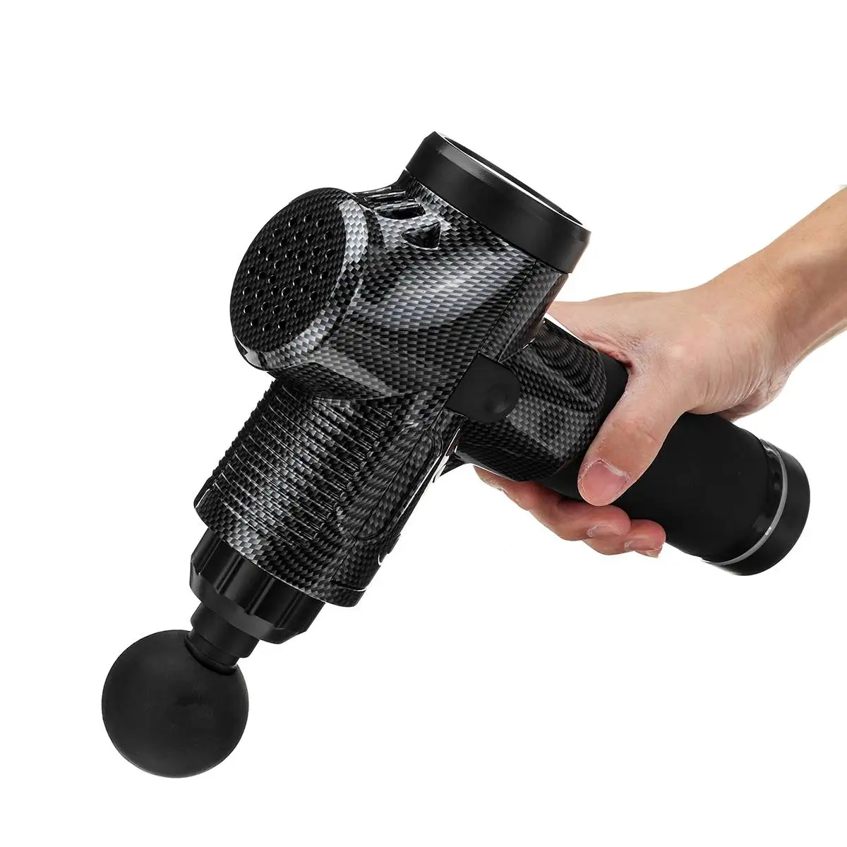Мышечный массажный пистолет Deep 3/20 Gears 12 V/24 V Botton/светодиодный массажный пистолет тканевая Массажная Терапия пистолет для тела мышечные расслабляющие боли