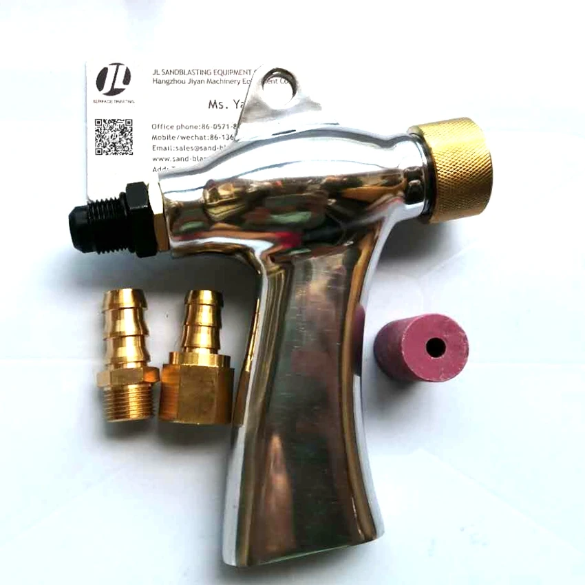 Пневматический Пескоструйный пистолет JL с 2 шт керамическими насадками для