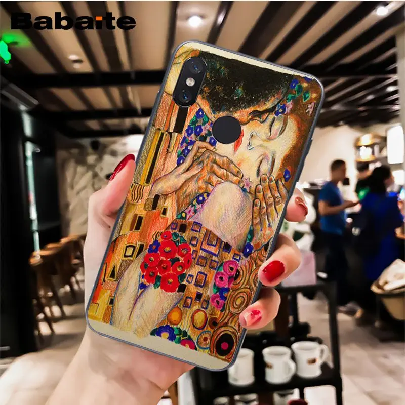 A6 Babaite Kiss Gustav Klimt Ван Гог Звездная ночь звезда чехол для телефона для Xiaomi MiA1 A2 lite F1 Redmi 4X 5Plus S2 Note7 Redmi Note4 - Цвет: A6
