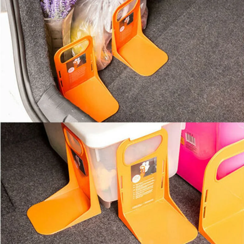 Car Trunk Storage Baffle Multifunction Box Fixed Holder Stand PP Handle Stuff Protection Stayhold for Drink Food | Автомобили и