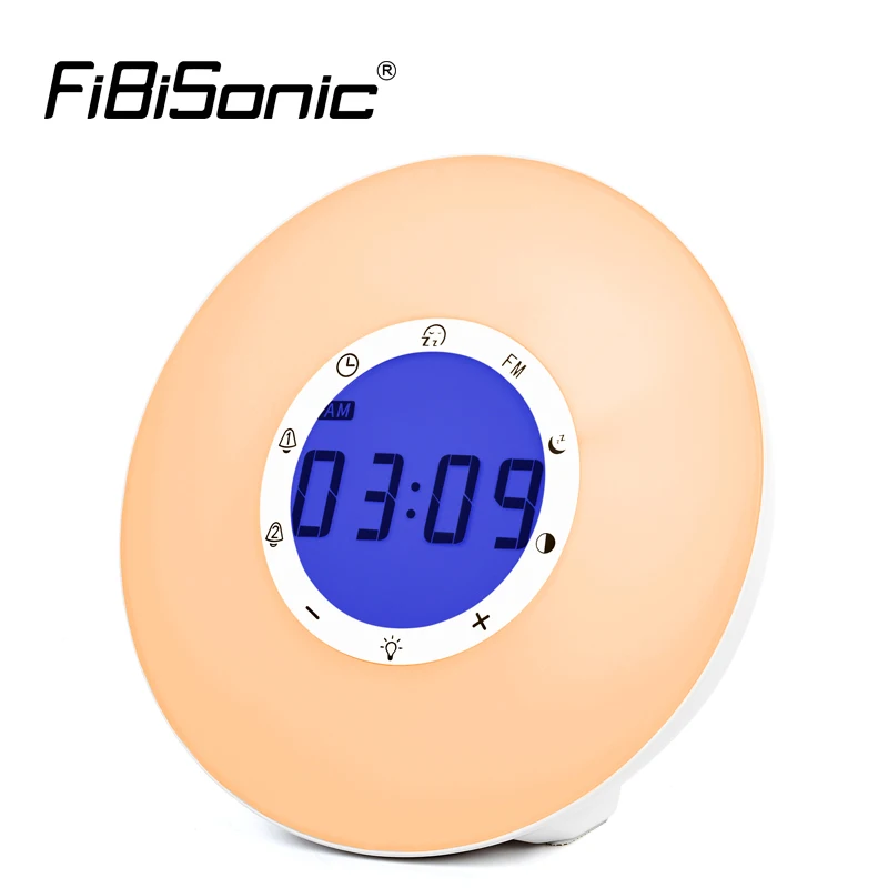 Будильник Sunrise с подсветильник кой цифровой будильник сенсорным управлением 6