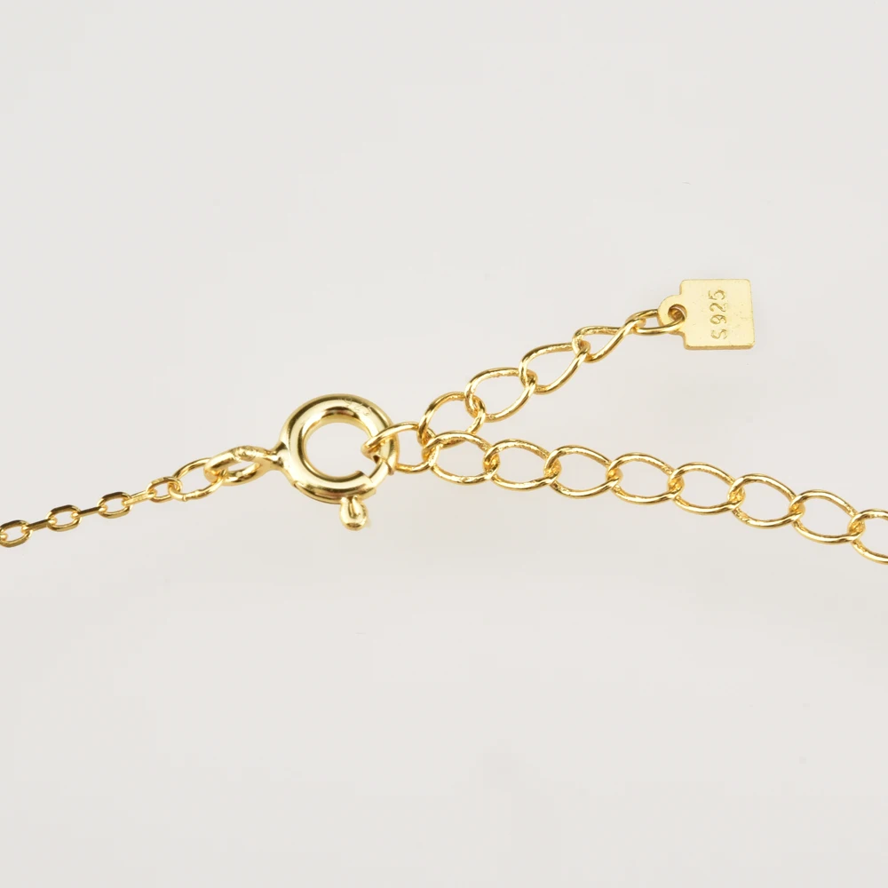 Женское Ожерелье-чокер ANDYWEN длинная цепочка из стерлингового серебра 925 пробы с