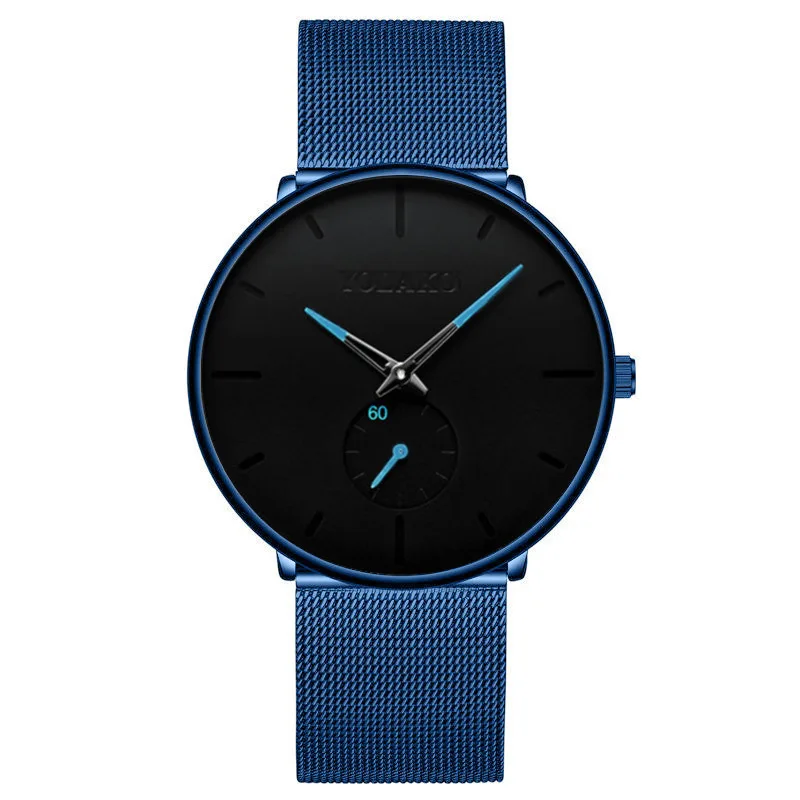 Мужские часы 2020 Модные Кварцевые Золотые бренд Топ класса люкс все стальные