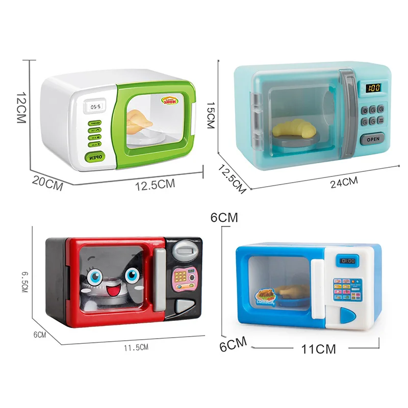

Simulation Plastic Microwave oven Household Appliances Kitchen Toys Children Pretend Play Pink Kitchen Accessories Girls Toys
