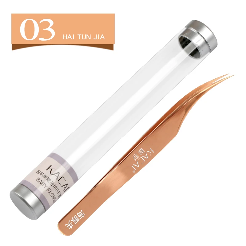 6 шт. Пинцет для ресниц, набор высокого качества, пинцет для ресниц, профессиональные ресницы для наращивания, пинцет для увеличения объема - Цвет: haitunjia