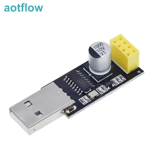 ESP01 ESP01s программатор адаптер UART GPIO ESP 01s ESP8266 CH340G USB к Серийный беспроводной Wifi