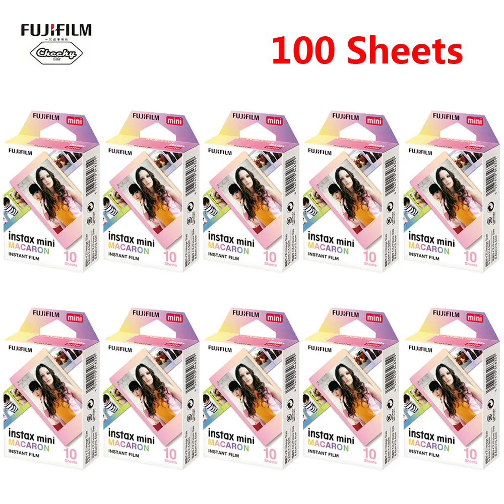 10 100 листов Fujifilm Instax mini пленка для камеры моментальной печати 7 8 9 25 50s 70 90 sp 1