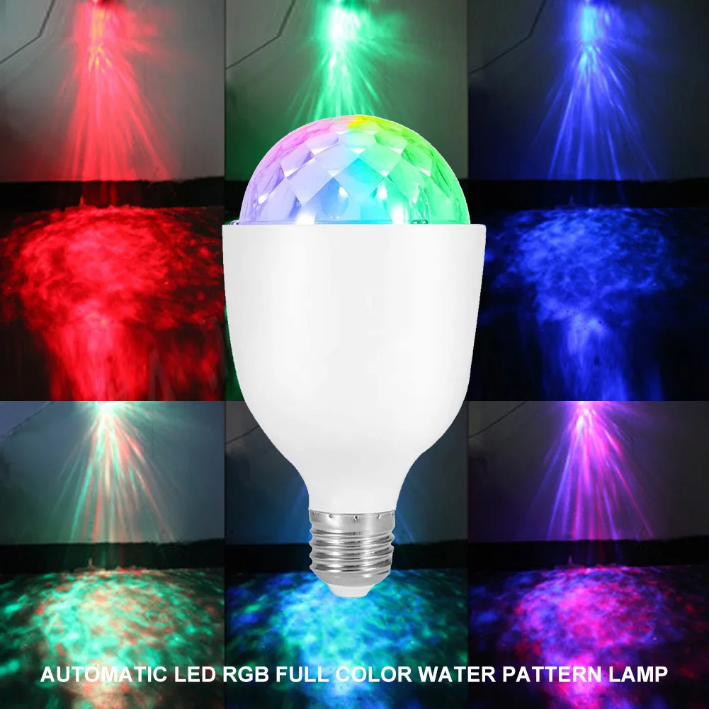 

LED Ocean Wave Projector Night Light RGB Colorful Romantic Atmosphere Lamp Disco Stage Lights Home Party Bedroom Decoration