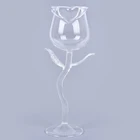 Креативный бокал для вина в форме розы, бокал для красного вина, коктейлей, подарок для дома, свадьбы, барная посуда для напитков, 1 шт.