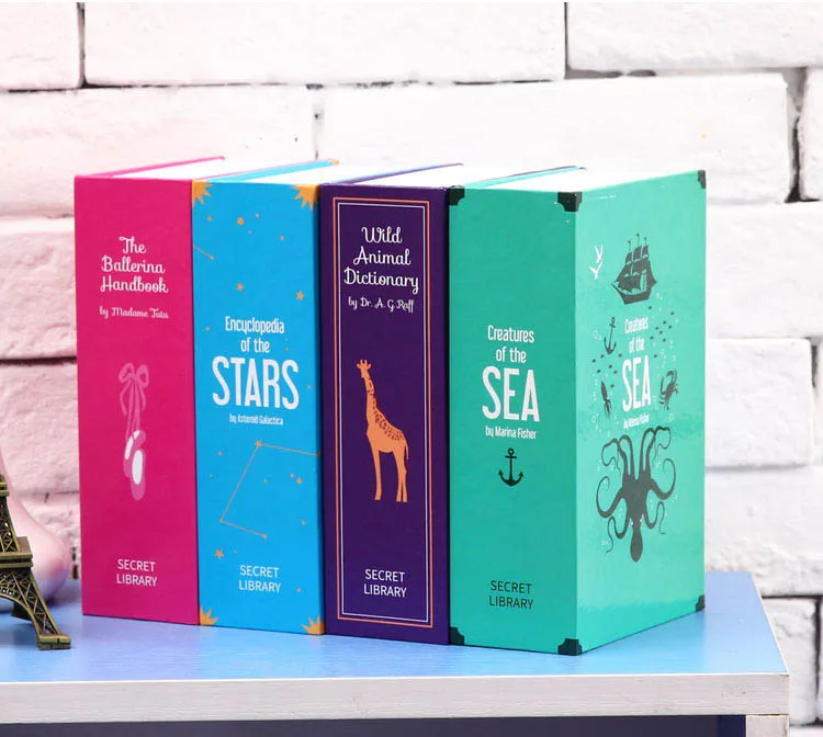 Big Metal Piggy Bank Story Book Dictionary Password Safe Cash Kids Saving Money Box Alcancias Creativas Secure Hidden Coin Jar