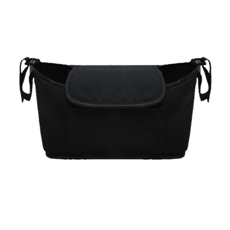 

54DA Multi-pocket Baby Stroller Organizer Bag Waterproof Baby Stuff Nappy Cup Holder Carriage Pram Cart Bottle Bag