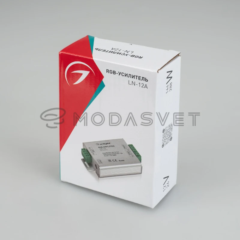 RGB-усилитель LN-12A (12-24V 144-288W) ( IP20 Металл 1 год) 016919