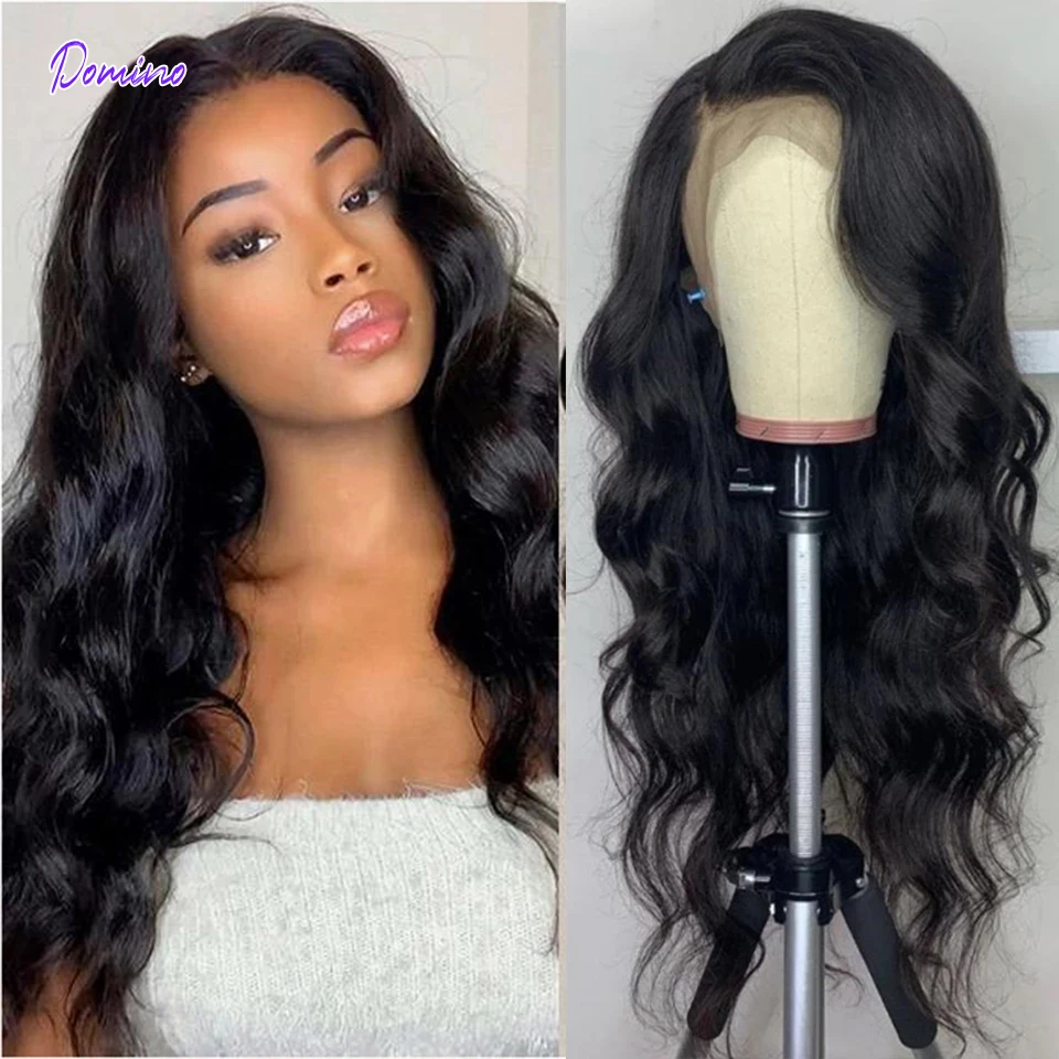Body Wave Lace Front Wig Brazilian Human Hair Lace Frontal Wigs For Black Women 30 Inch Remy Curly Hair Transparent Closure Wig