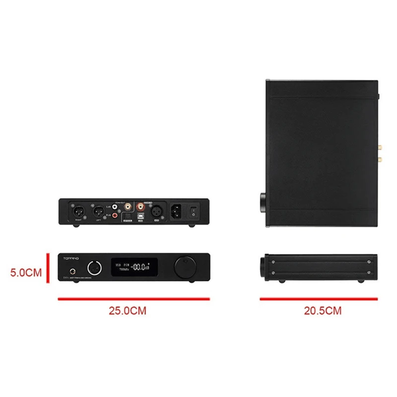 Усилитель для наушников Topping DX7S 2 * ES9038Q2M 32 бит/768K DSD512 DSD USB полный сбалансированный