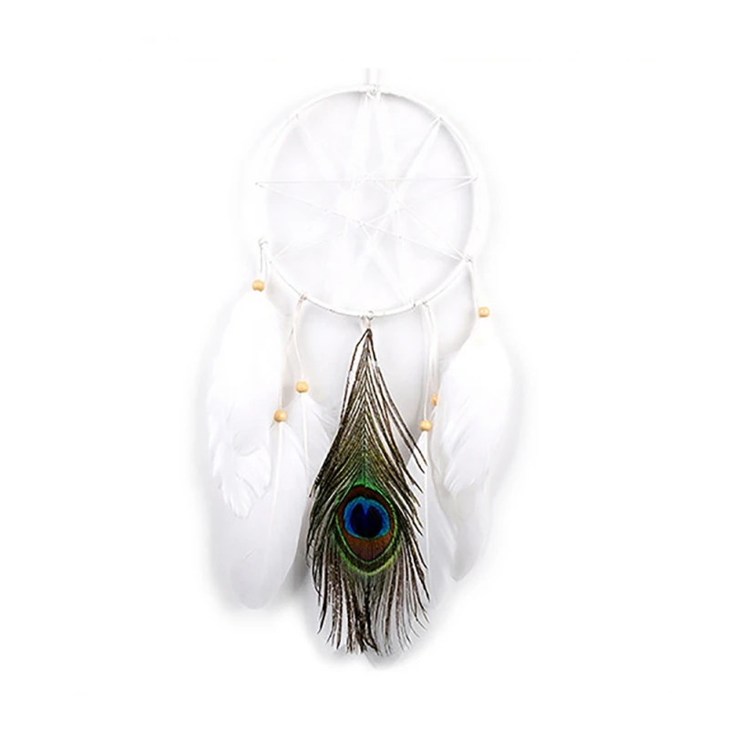 

Indian Style Dreamcatcher Handmade Wind Chimes Home Interior Feather Wall Hanging Pendant Decoration Home Decor Dream Net