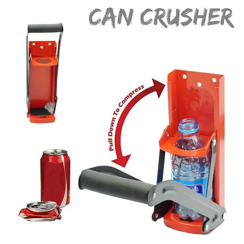 

Home Dispensing Can Crusher Smasher Beer Cans Soda Crushing Tool Crusher Can Recycling A9N4