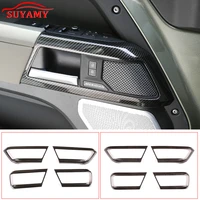 abs interior decoration modified patch car door inner handle decorative frame for land rover defender 20 2022 90 110 accessories