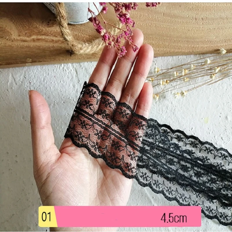 45 мм полый сетчатый кружевной Обрезной ленты ткань лента DIY упаковка для