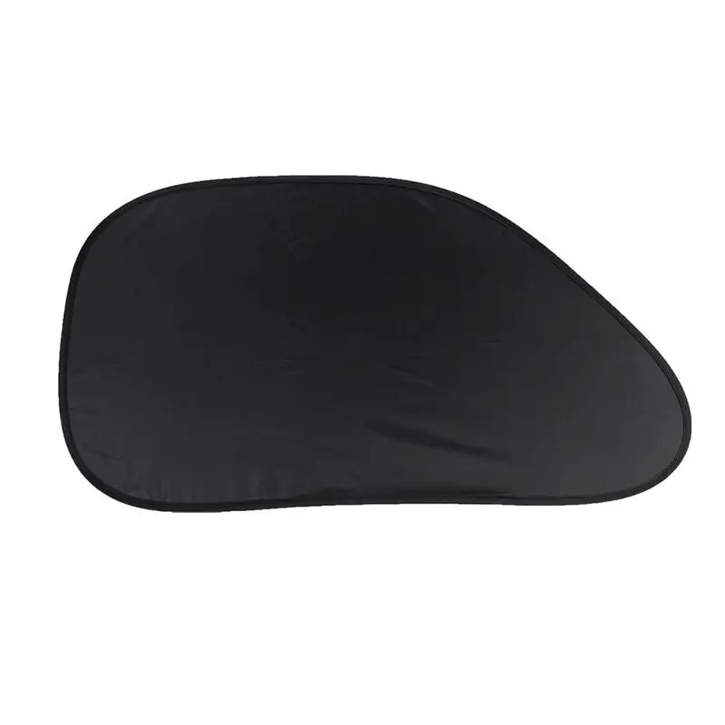 

2pcs Auto Car Side Window Sunshade Black Silver Color