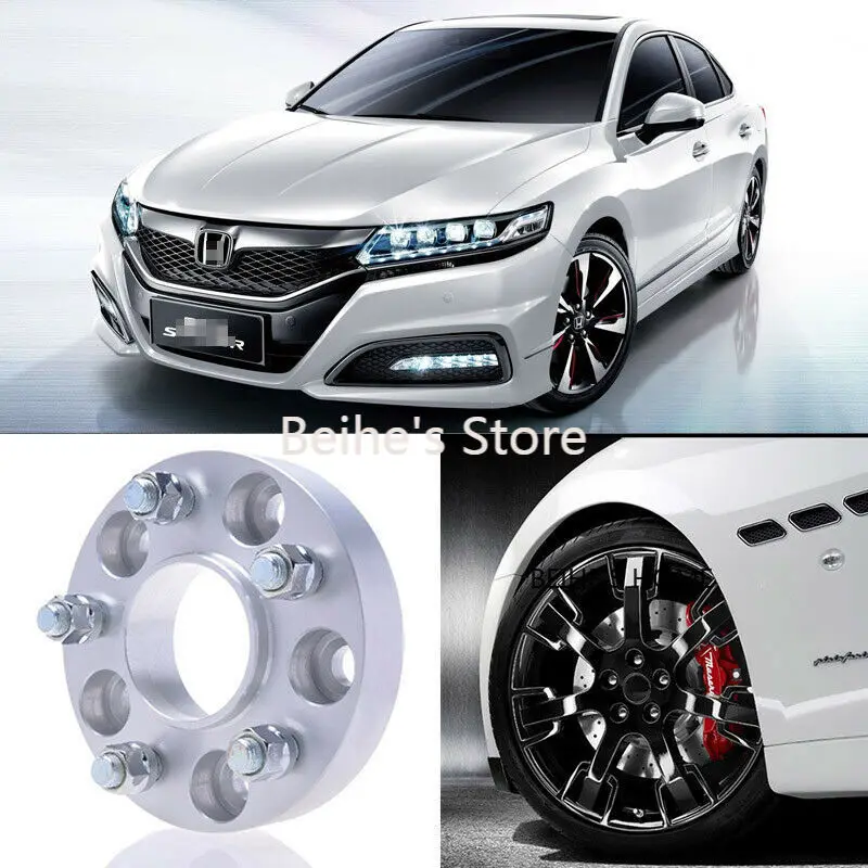 

2pcs 25MM 5x114.3 64.1CB Car Hubcenteric Wheel Spacer Adapters For Honda Spirior