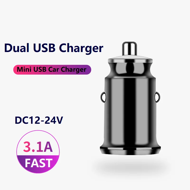 Mini USB Car Charger Adapter 3.1A 4.8A 12V Universal For VW Passat B5 B6 B7 CC Golf 4 5 7 6 Touareg Polo MK7 Jetta MK6 Beetle T5 |