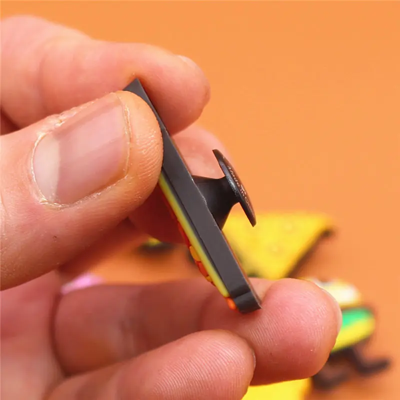 Single Sale 1pcs Original Shoe Charms Cartoon Ice cream and Burger Garden Shoe Buckle Accessories Decorations Fit Croc JIBZ Kids