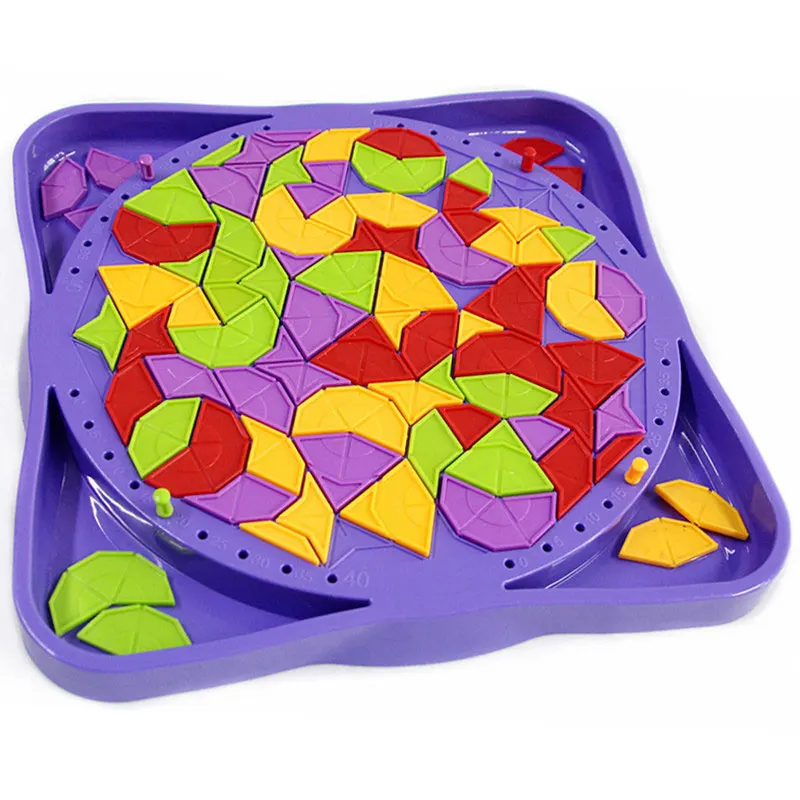 Магнитные 3D головоломки Tangram игра Монтессори Обучающие Настольные игры для