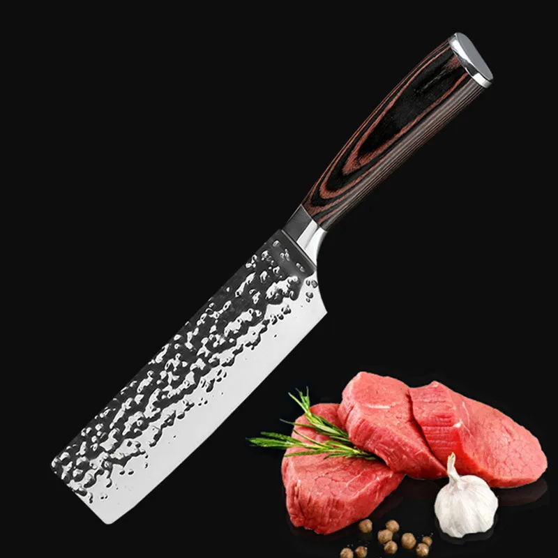 

Japanese Knife Damascus Chef Knife Stainless Steel Santoku Knife Vegetable Cooking Knife Kitchen Knife Utility Knife