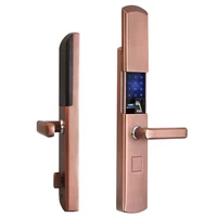 k star digital fingerprint smart lock biometric fingerprint electronic door lock automatic for home with password card unlock