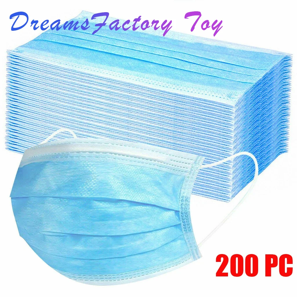 

50 шт., Одноразовые Дышащие маски для взрослых