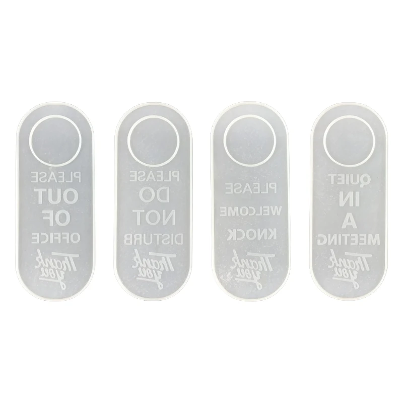 

Do Not Disturb Door Hanger Sign Silicone Mold Out of Office Sign Mold Ideal for Office Home Clinic Dorm Online Class