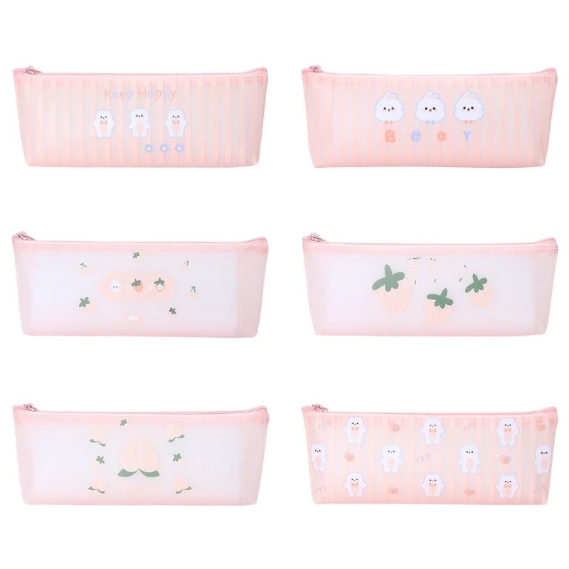 

Soft PU Pencil Pen Case Cable Organisor Pouch Soft PU 9.05x3.38x1.7in B03C