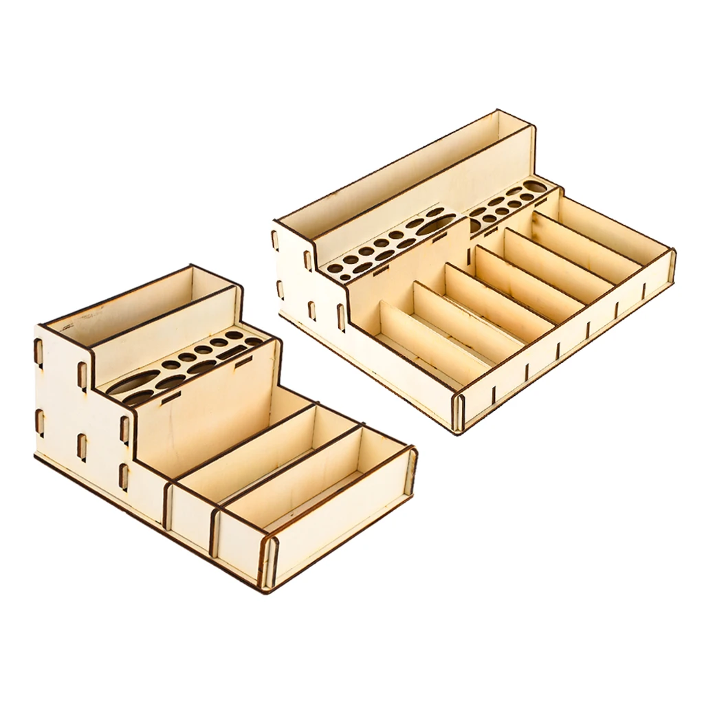 Стеллаж для швейных ниток держатель с несколькими отверстиями деревянная